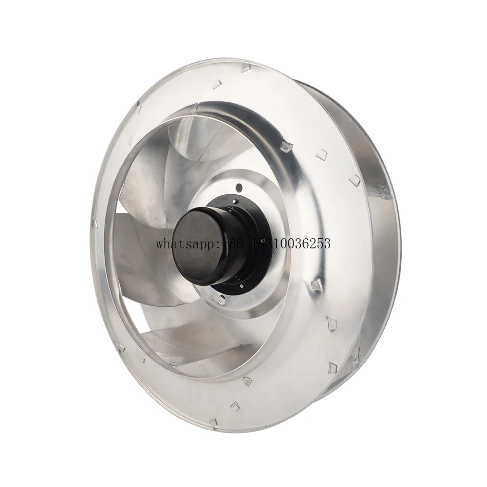 

450mm EC Aluminum Alloy Welded Backward Curved Centrifugal Fan Blades EC High Pressure Centrifugal Fan Impeller