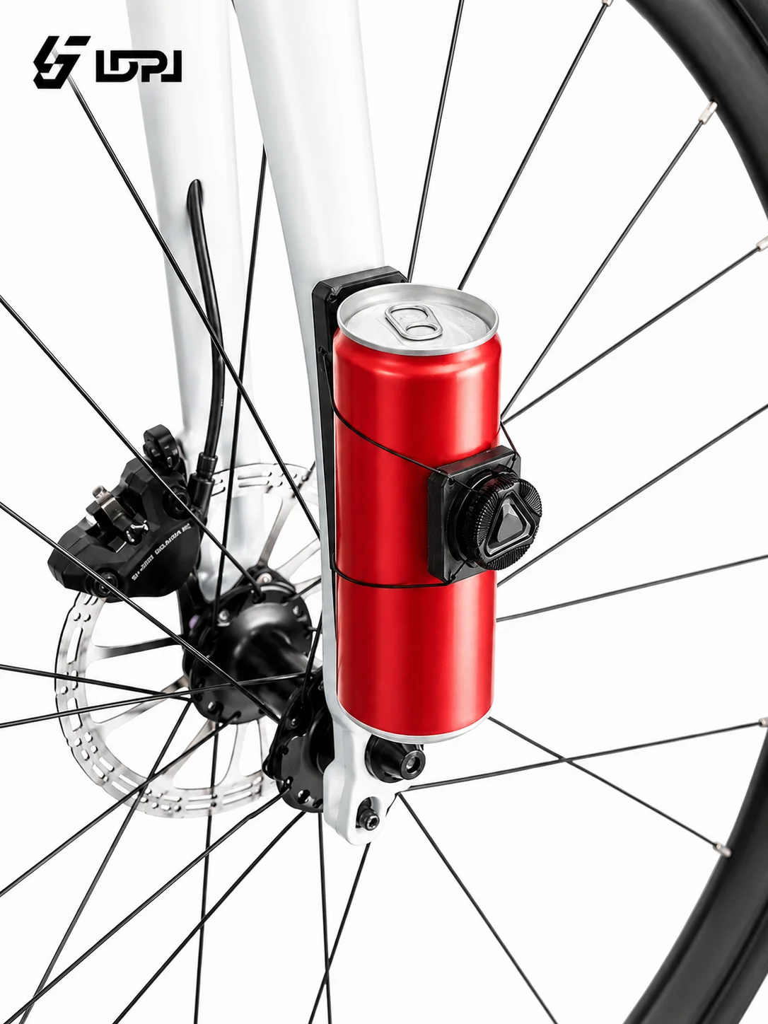 LDPJ-Getränkehalter mit Drehknopf zur Einstellung, feste Bohrlochposition, multifunktionaler Getränkehalter für Fahrräder, geeignet für die meisten Fahrradtypen. – Detail 5