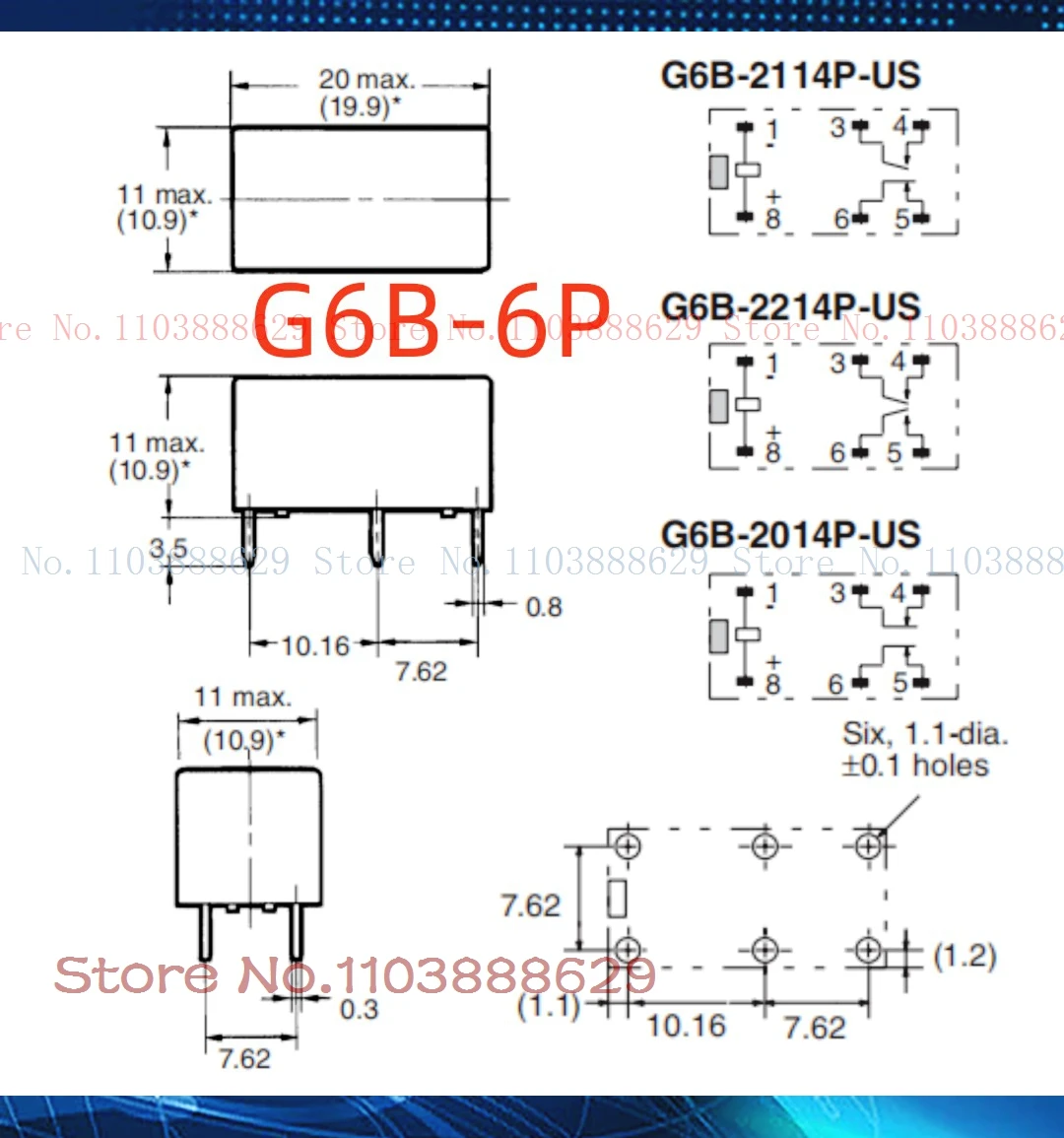 G6B-2114P-US G6B-2214P-US 5V/12V/24VDC