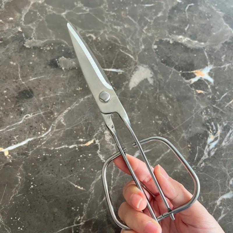 

Manufacturer Direct Supply Full Steel Wire Handle Kitchen Scissors Detachable Korean Style Multi Functional Food Shears