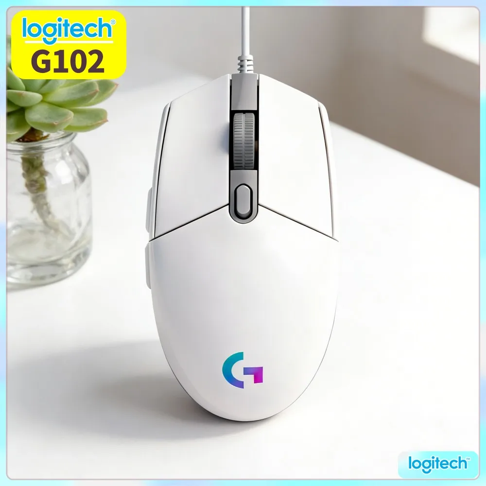 로지텍 G102 프로디지 게이밍 마우스, 유선 저지연  - Esports Gaming Setup 리뷰 및 가격