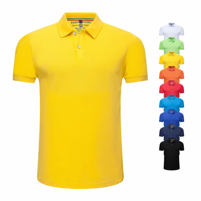 Męskie koszulki polo z krótkim rękawem Casual Solid Color Fashion Summer Lapel Male Turndown Tops Odzież robocza Breathabl Comfortable