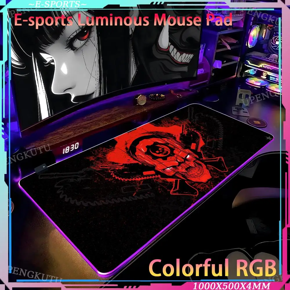 Mouse Office accessories RGB anime pad Game console mechanical desk RGB game Gaming computer cabinet LED