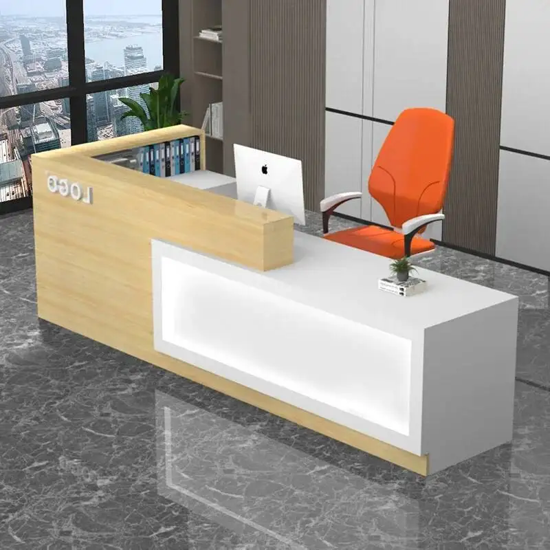 

Salon Clothing Reception Indoor Counter Table Distillation Cash Register Desk Table Business Bureau Chambre Hotel Furniture