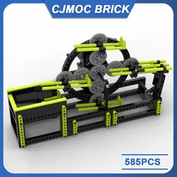 585 Pieces MOC Ball Wheel V2 Model Building Block DIY Assembling Brick Toys Kids Collector Birthday Christmas Gifts
