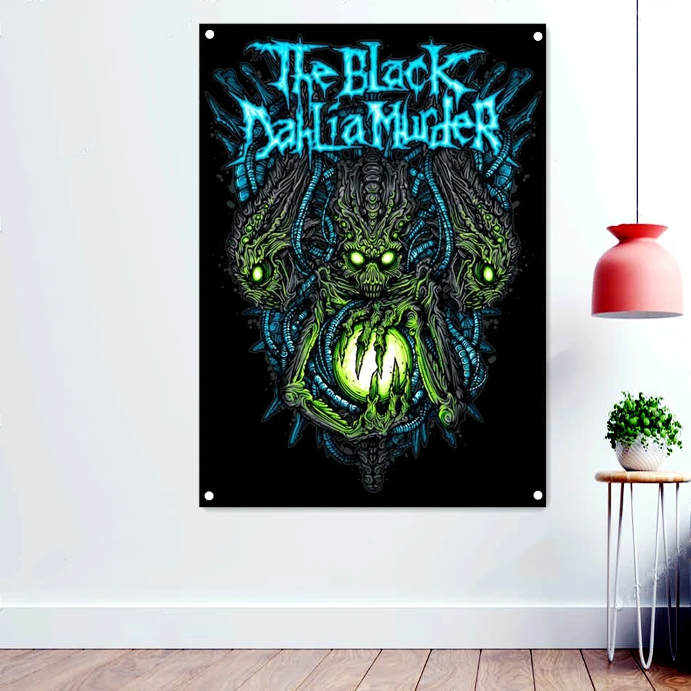 

Horror elves Death Metal Artist Poster Wallpaper Vintage Rock Band Music Banners Bloody disgusting Tattoos Art Flags Wall Decor