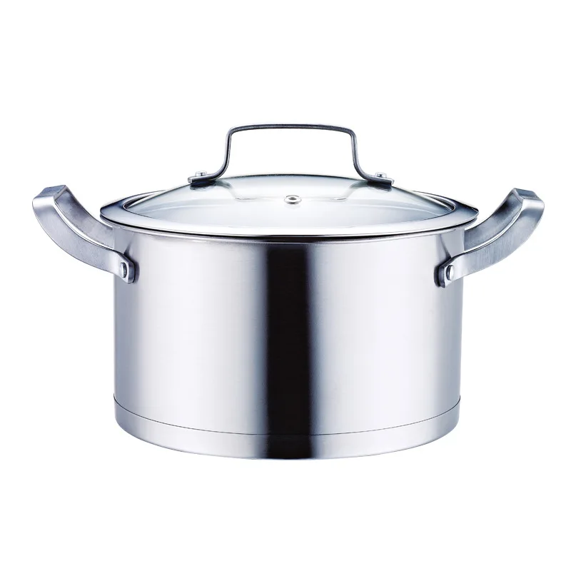 

Instant Noodle Induction Cooker Pot Stainless Steel Right Angle Soup Pot Small Milk Pot