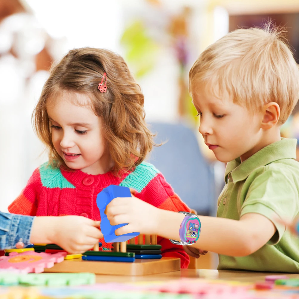 Custodia protettiva per cinturino antiurto in TPU per Tamagotchi Uni Fascia virtuale interattiva per animali domestici per bambini Adolescenti Adulti 6,3-8,85 pollici