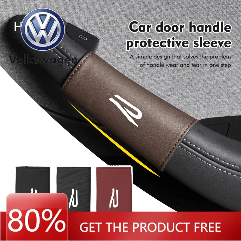 

For VW Volkswagen Jetta MK5 Golf Car Door Handle Gloves Anti-collision Protective Cover For Volkswagen VW GTI Tiguan Passat B5 B