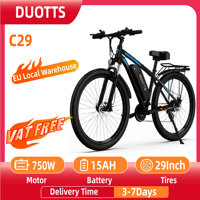 DUOTTS C29 Electric Bicycle 29 inch Tires 750W E-bike 48V 15AH E-Mountain Bike 21 Speed Ebike Adult Electric Bike