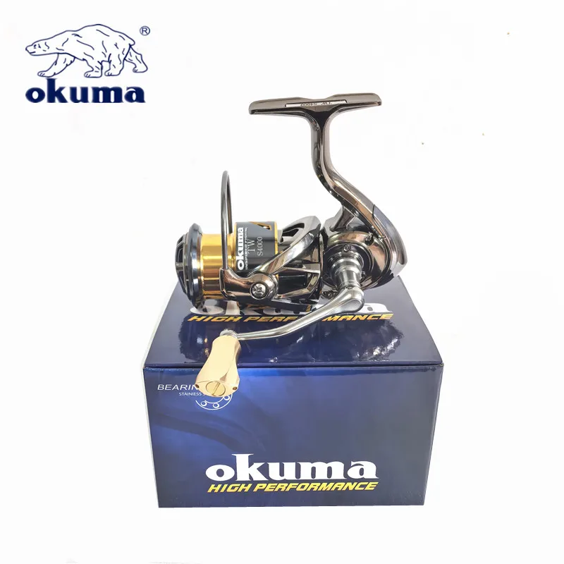 Okuma Volledig Metalen Vishaspel 12 1 Bb15 Kg Max Weerstand Anti Zeewater Roterende Haspel 1000-5000