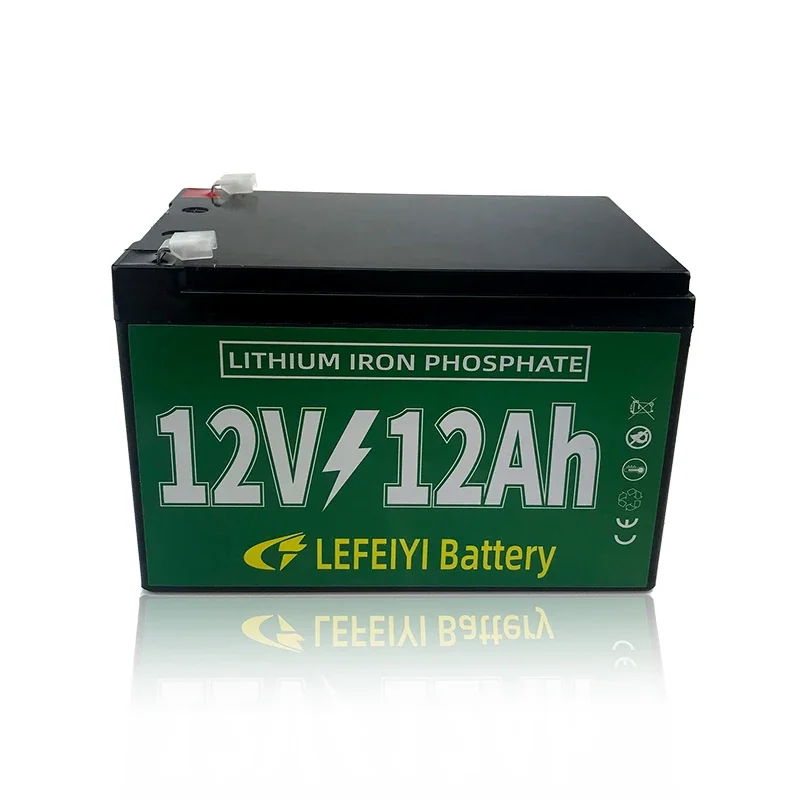 

12V 12Ah LiFePO Rechargeable Battery Pack for Children's Toy Car, Solar Street Lights Andother Small Equipment Power Supply Tool