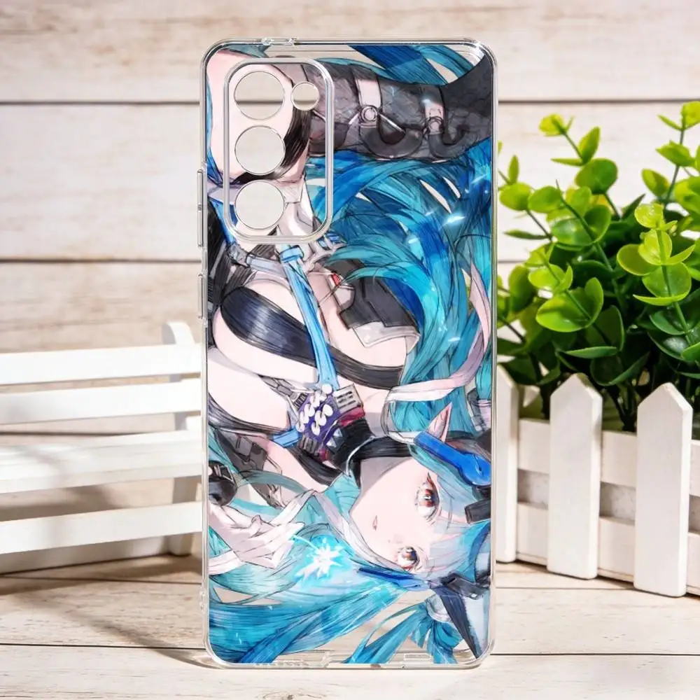 

Last Rite Arknights Endfield Game Cute Phone Case For Samsung Galaxy S24 S25 S23 S22 S21 Plus S24 S25 Transparent Cover Case