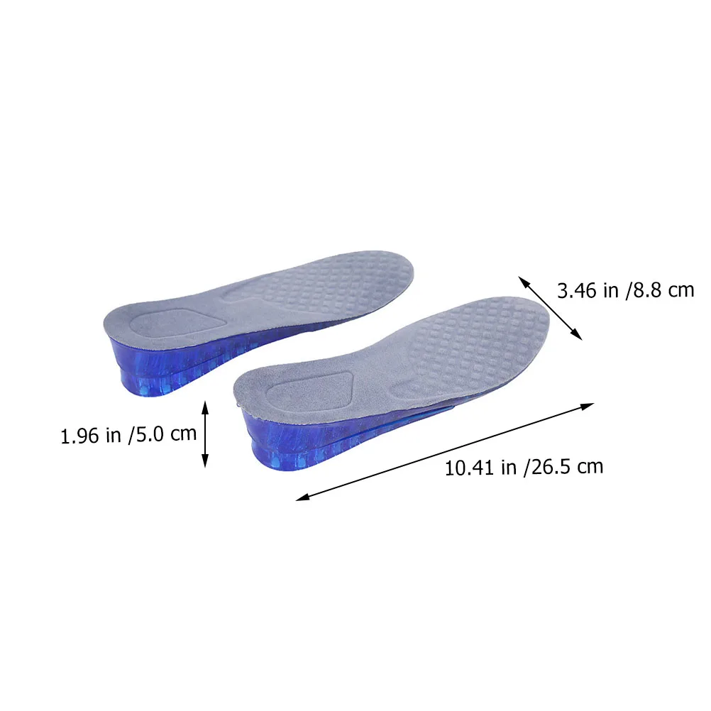 

1Pair Breathable Heighten Insoles Detachable Sports Shoe Lift Insoles Shockproof Skidproof Comfortable Wear Resistant