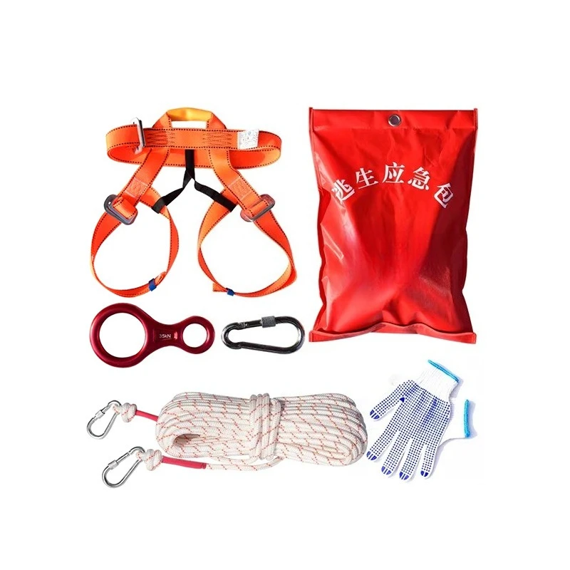

High-rise emergency safety rope set, household fire self-rescue rope fire rope