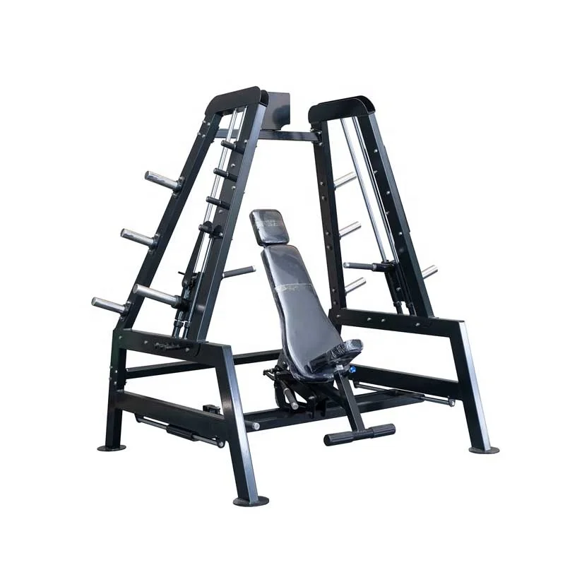 2026 Commercial Gym Equipment Strength Multi Power Incline Bench Press With Shoulder Press Dual Smith Machinepromote sales