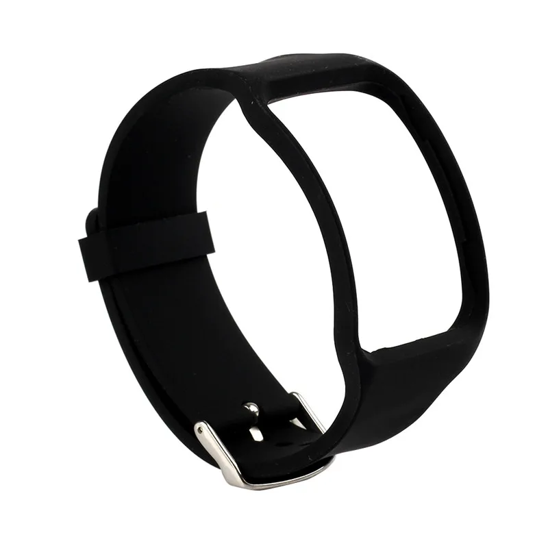 Soft TPU Wristband Watch Strap for Samsung Galaxy Gear SM R750 Bracelet Watchband Black Blue Belt