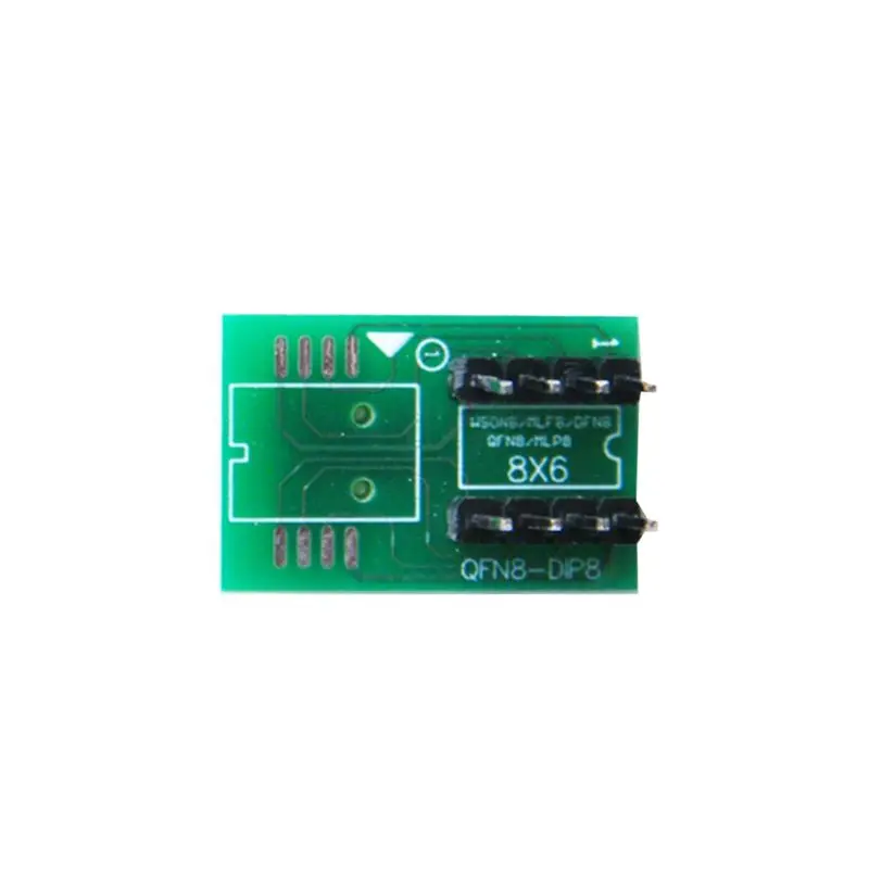 QFN8/WSON8/MLF8/MLP8/DFN8 TO DIP8 for CH341A TL866Ii Plus RT809H/F T48 T56 EZP2023 Programmer, 6X8mm IC Chips Socket