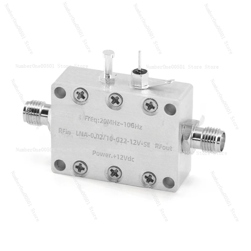 Low Noise Amplifier SMA 0.02-10 GHz High Linear LNA RF Microwave Gain