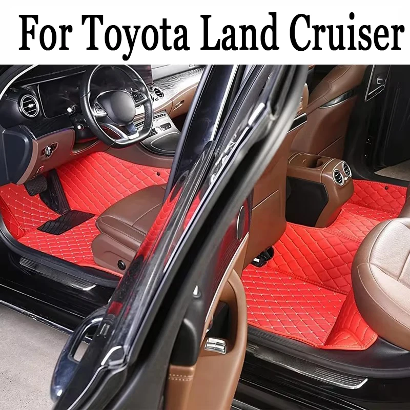 

Luxury Carpets For Toyota Land Cruiser 2020 2019 2018 2017 Car Floor Mats Styling Custom Interior Accessories Leather Waterproof