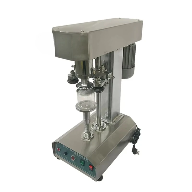 High-speed automatic can cap machine, plastic glass bottle screw cap equipment, various bottle caps