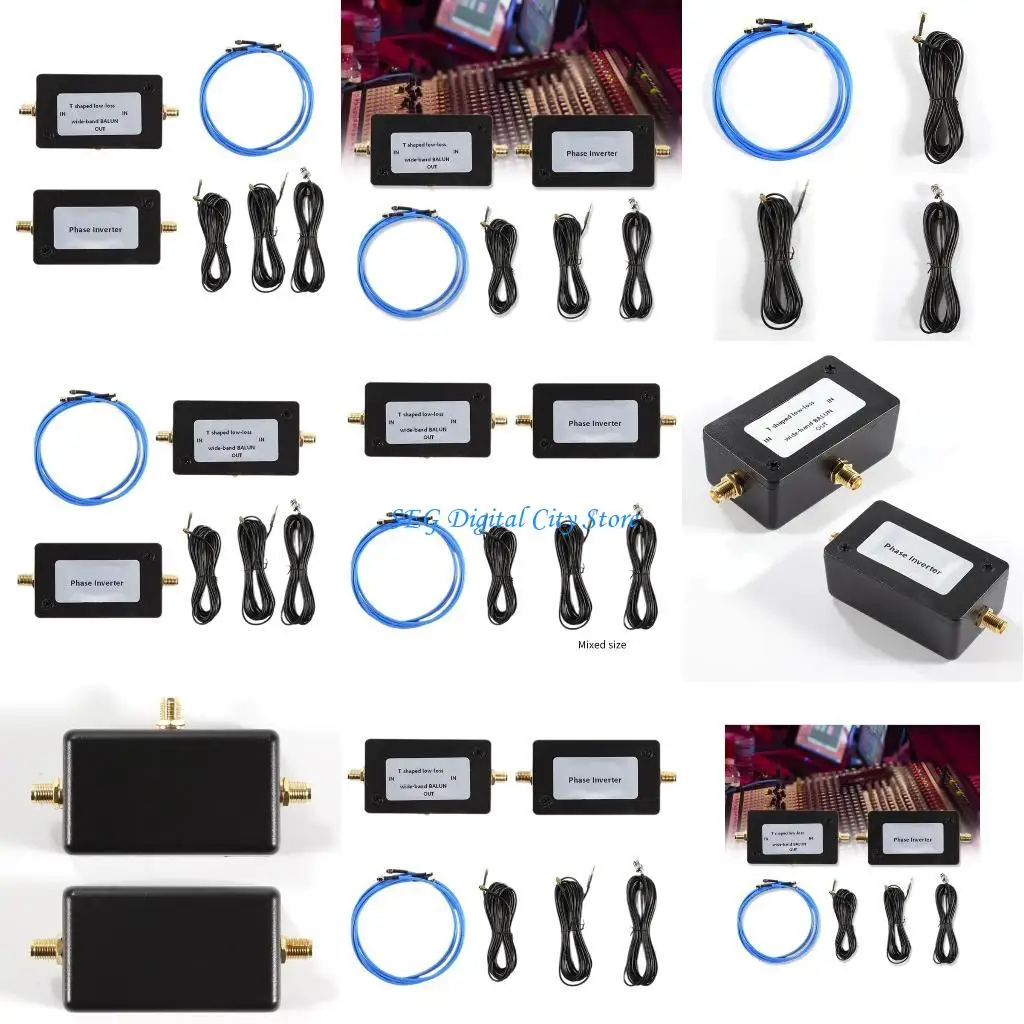 

U75B 10kHz-30MHz Loop Antenna with Low Loss Broadband Balun for VHF