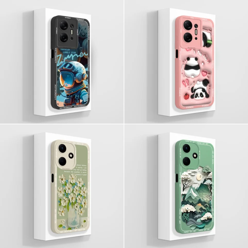 For Infinix Hot 30 Case Popular Panda Cases Durable Soft Silicone Back Cover For Hot30 4G Funda Hot30 5G Coque X6832 X6831 Shell