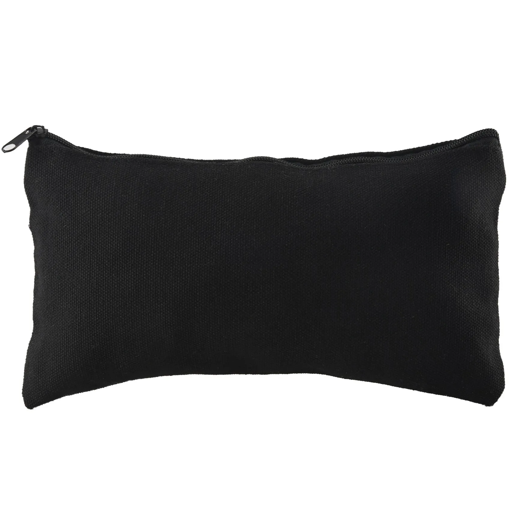 40 Pcs Canvas Zipper Pouch Bags Canvas Makeup Bags Pencil Case Blank DIY Craft Bags For Travel DIY Craft School Black