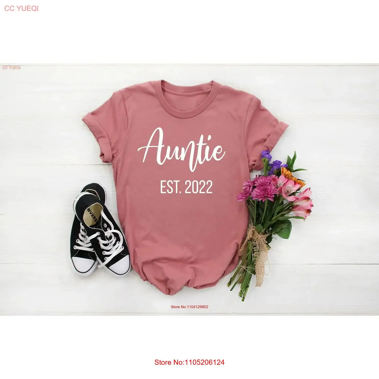 

Auntie est 2022 best aunt T Shirt favourite funny attitude sassy quote new baby vintage Washed homme Stylish graphic Soft