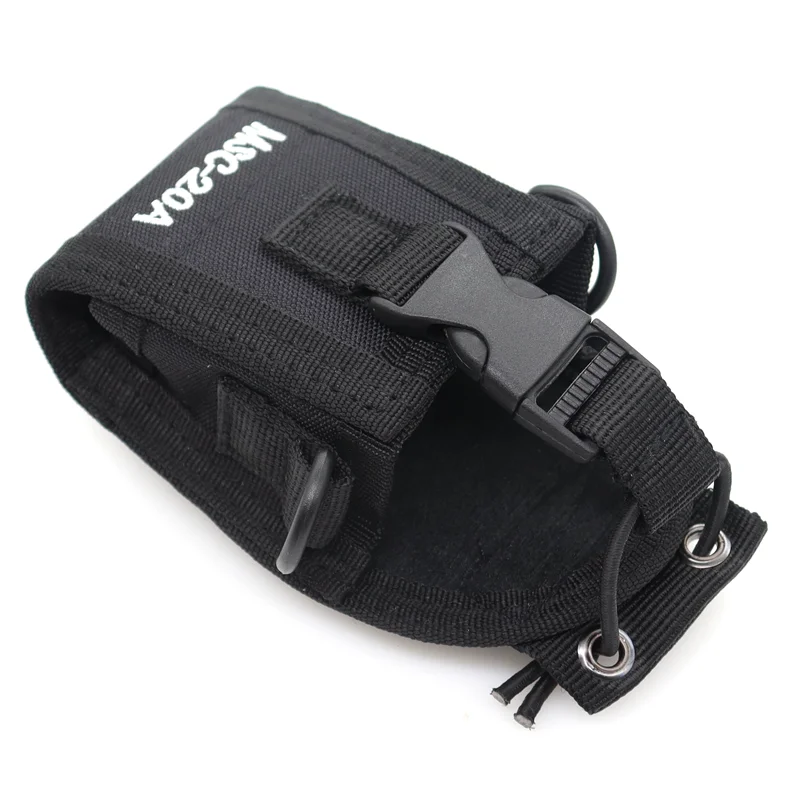 Tático molle rádio walkie talkie MSC-20A bolsa de náilon saco da cintura titular bolso portátil interfone caso para caça acampamento