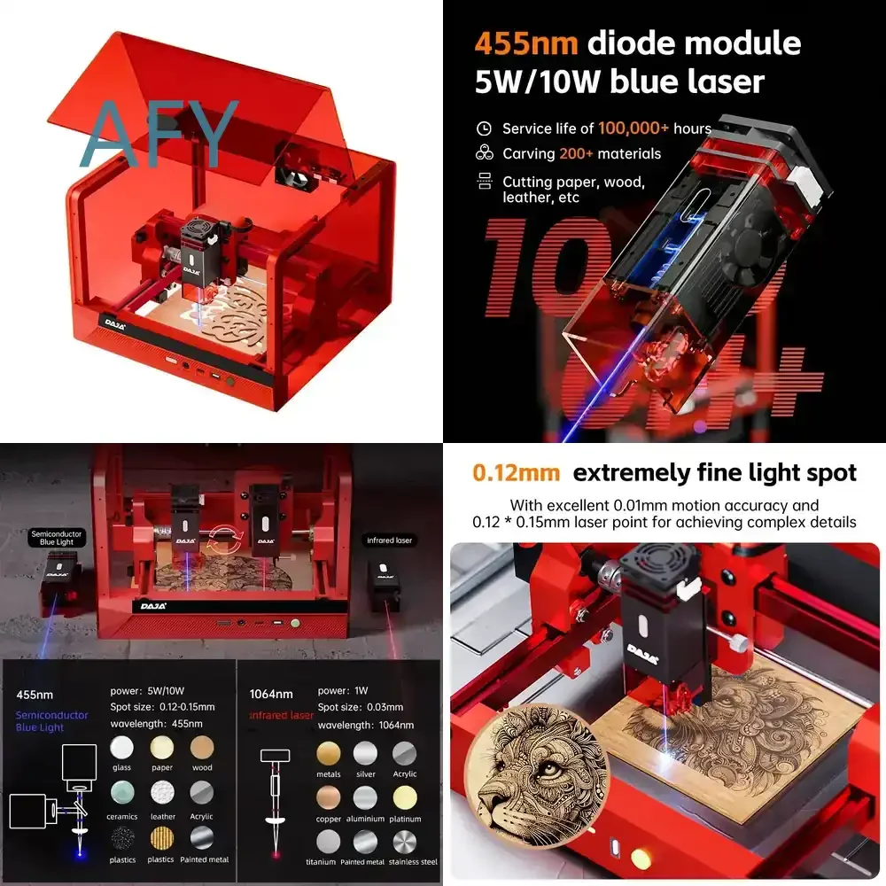 DAJA A7 MINI PRO for Engraver CNC Machine DIY Wood Metal Jewelry Cutting Engraving Tool APP Control USB Powered Portable