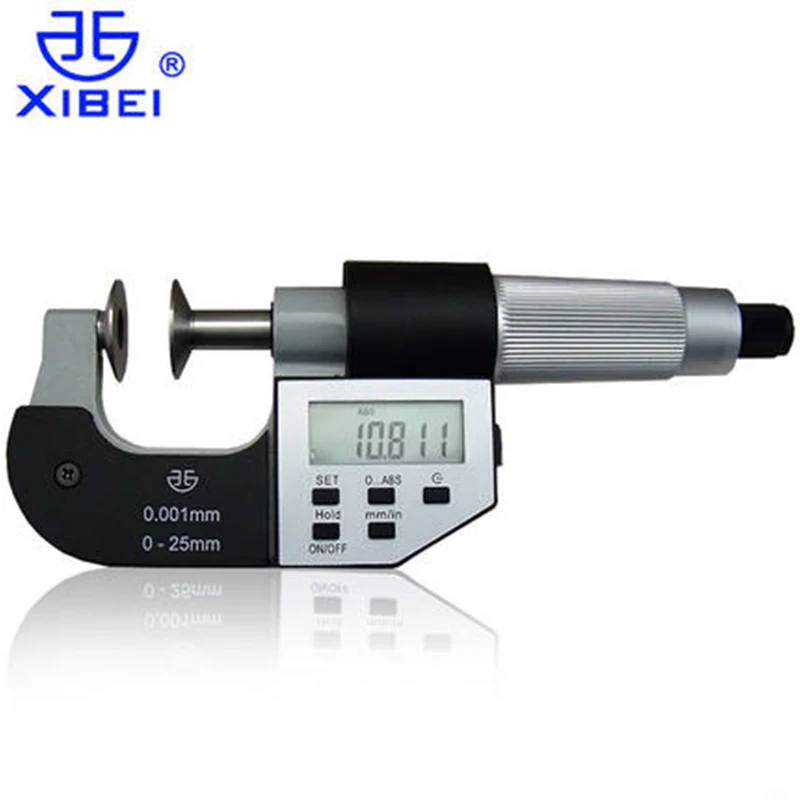 

Xibei brand electronic Disc Micrometer 0-25mm 25-50mm 50-75mm 75-100mm Industrial Quality DIN Grade Outside Disk Micrometer