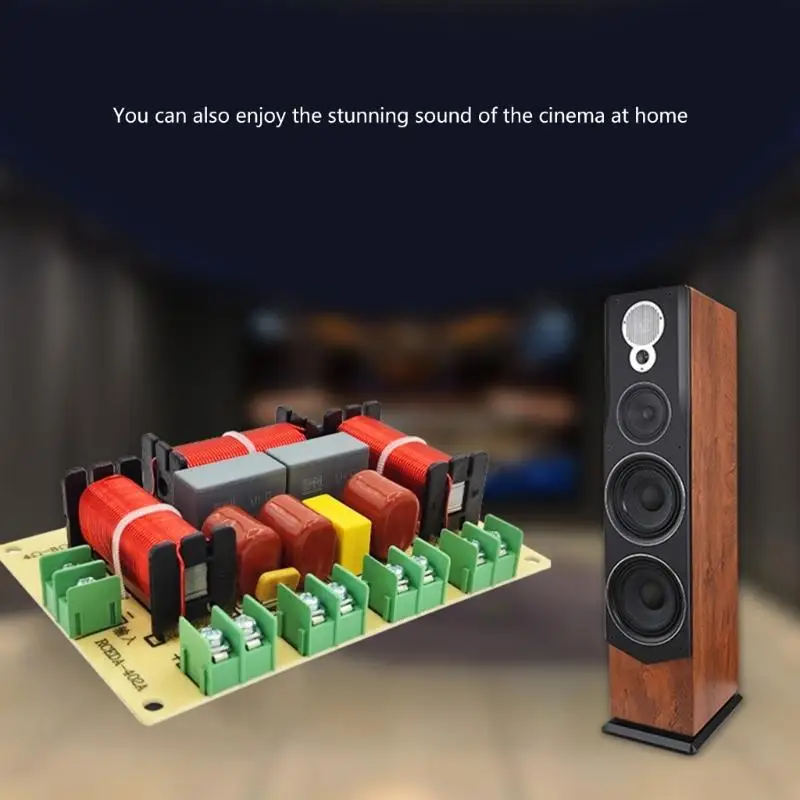 2025 مرشحات تقسيم التردد الجديد مرشحات 250W مكبر صوت 4 Way Treble Alto Bass Renergency Divider Board