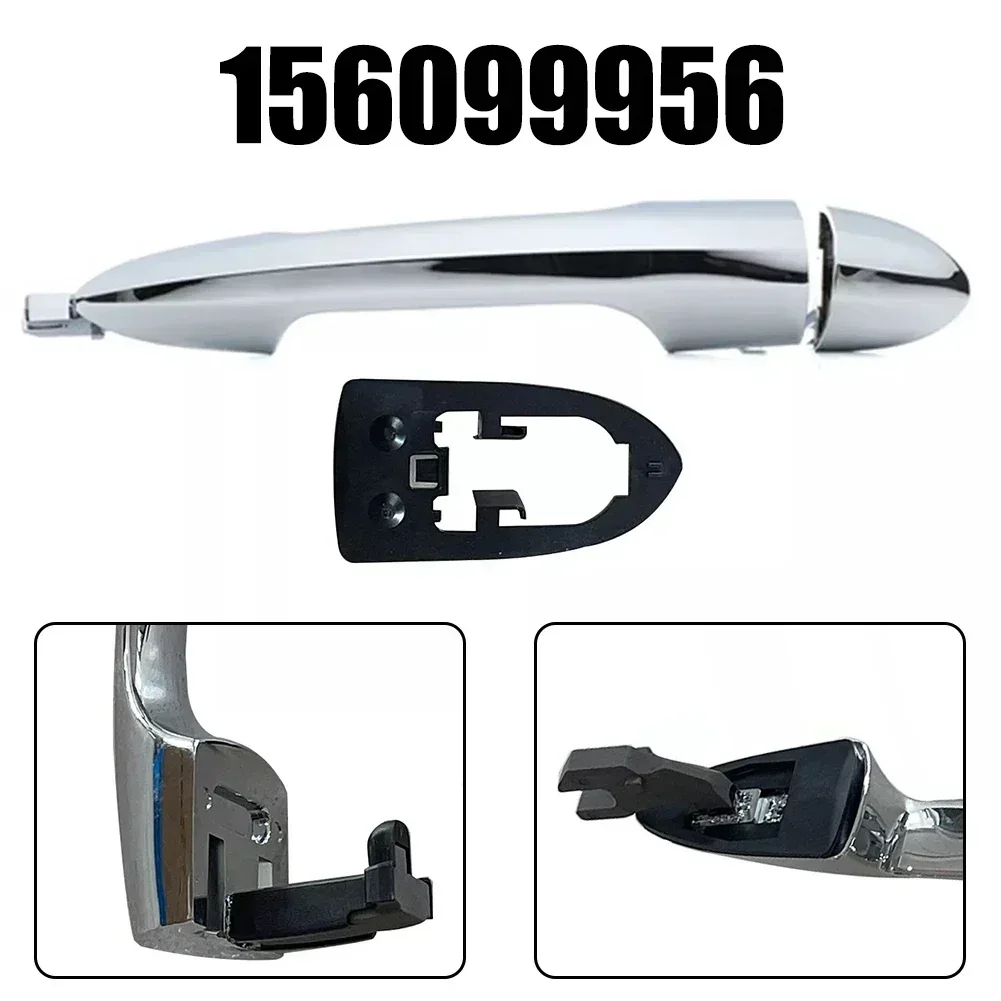 Sliver Abs Outer Door Handle Without Hole For AlfaRomeo Hole Giulietta 10-20 OEM Number 156099956,156088218,156084182 Accessorie