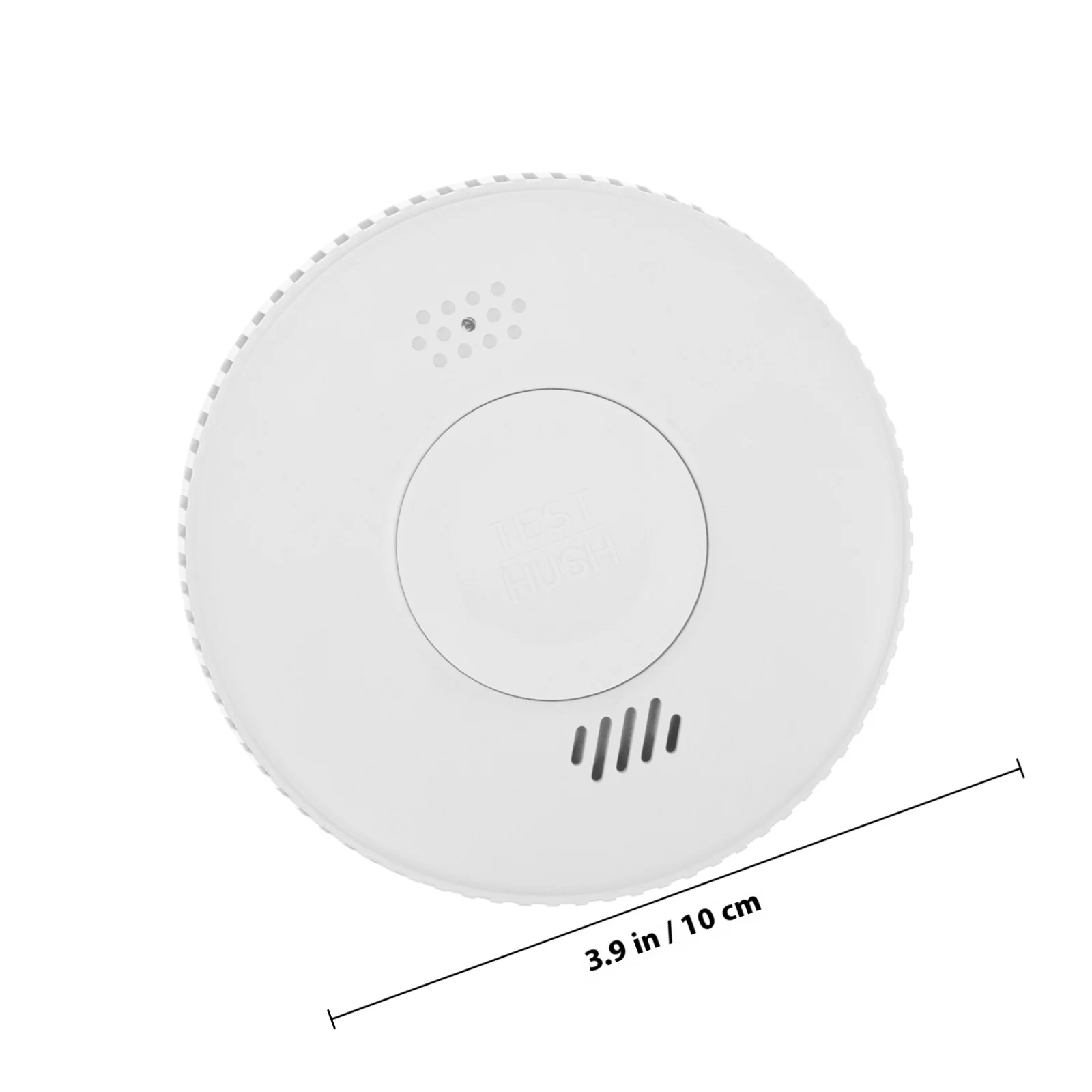 إنذار حريق مستدير يعمل بالدخان للمنزل والمكتب والشقة والفندق والمدرسة يستخدم جهاز الأمان البلاستيكي