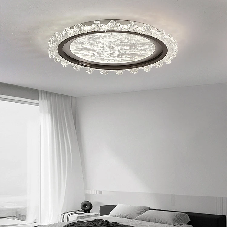 

Minimalist LED Eye protection Ceiling Light Anti-glare Full Spectrum Three Color Dimming Living Room Bedroom Study Ceiling Light
