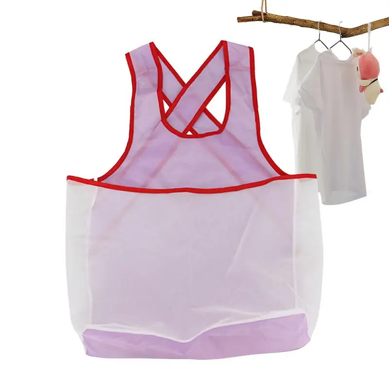 Clothes Drying Apron Gardening Apron for Women Laundry Apron with Pocket Waterproof Portable Drying Clothes Organizer