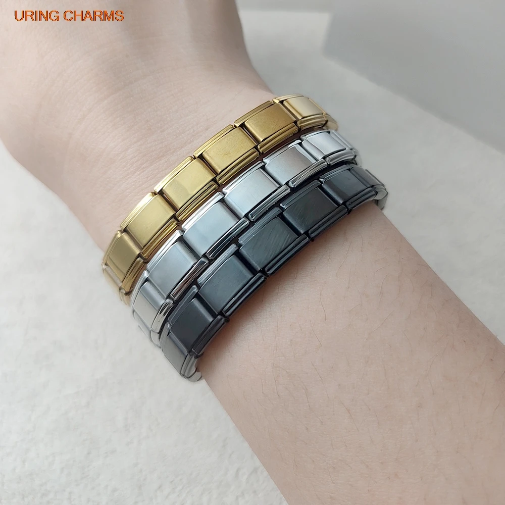 Simple Fashion Width 20*9mm Silver Color Women Men Jewelry Stainless Steel Bracelet Bangle Male Female Party Daily Accessories