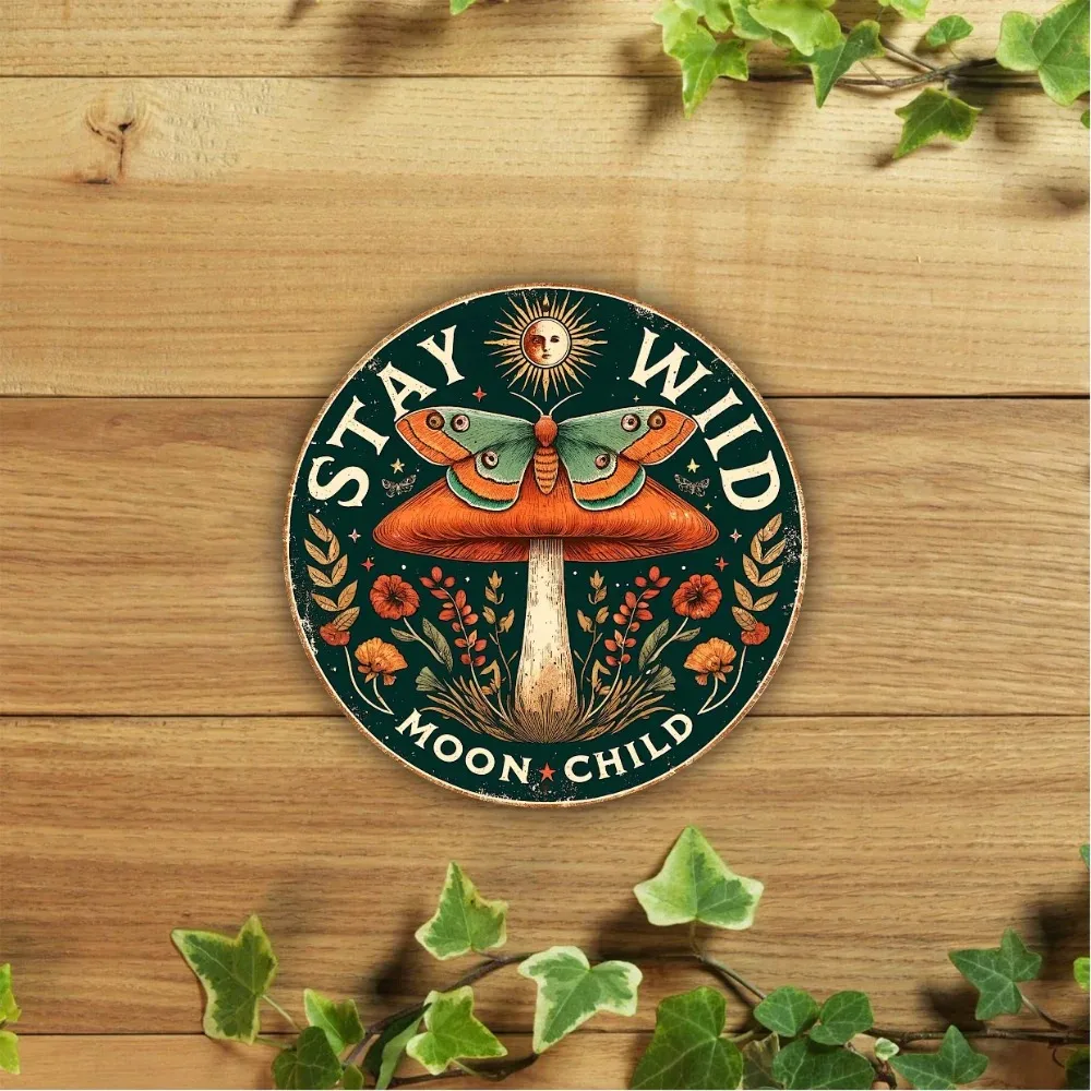 

MOONCHILDWITEDGE "Moon Child Sign" | Decor for Homes, Bars, Nomads & Wit Gifts