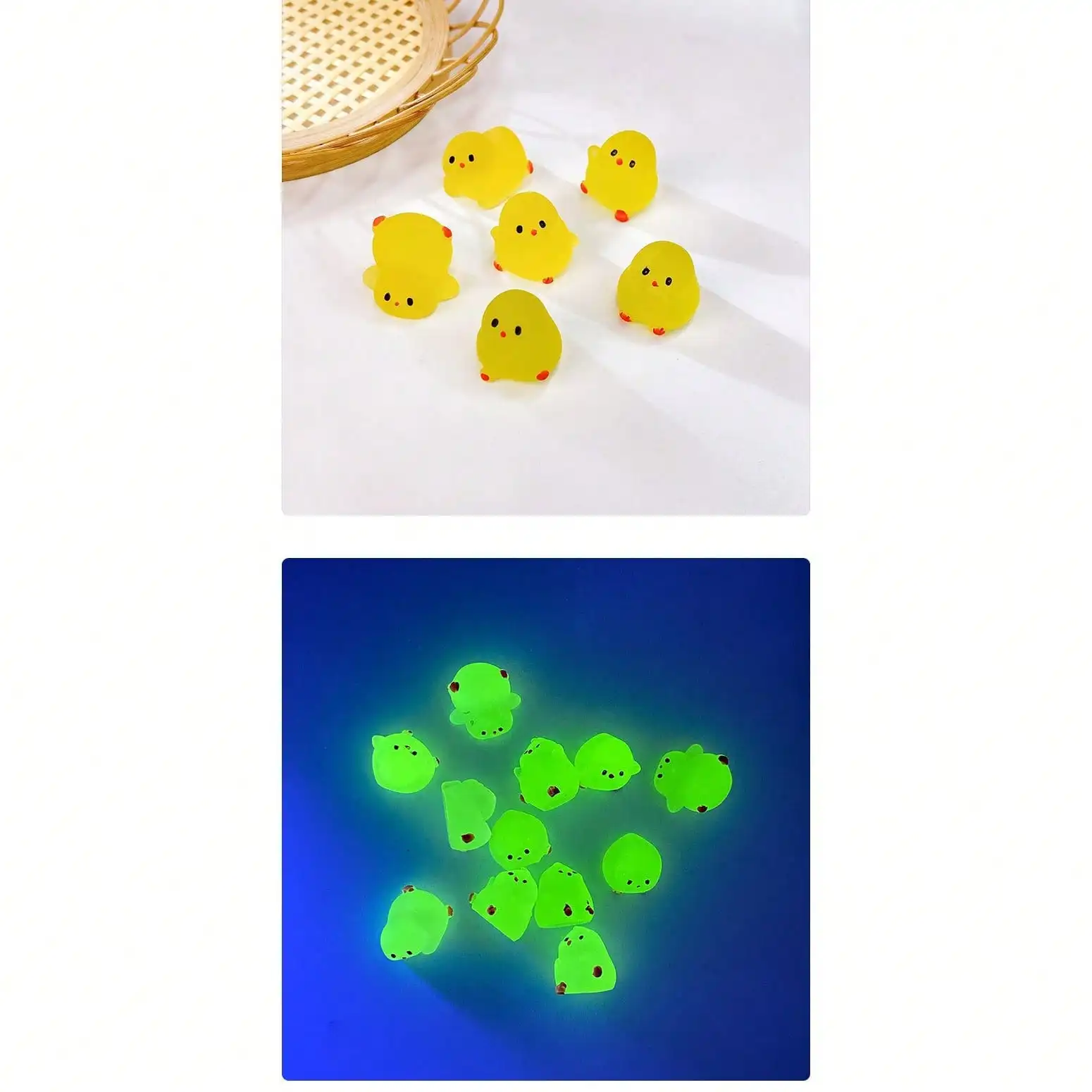 Niedliches Leuchtendes Kleines Gelbes Küken, 3D Fettes Küken-Ornament, Lebendige Form, Kunstdekoration, Partygeschenk, Reisesouvenir, Valentinstagsgeschenk – Detail 3