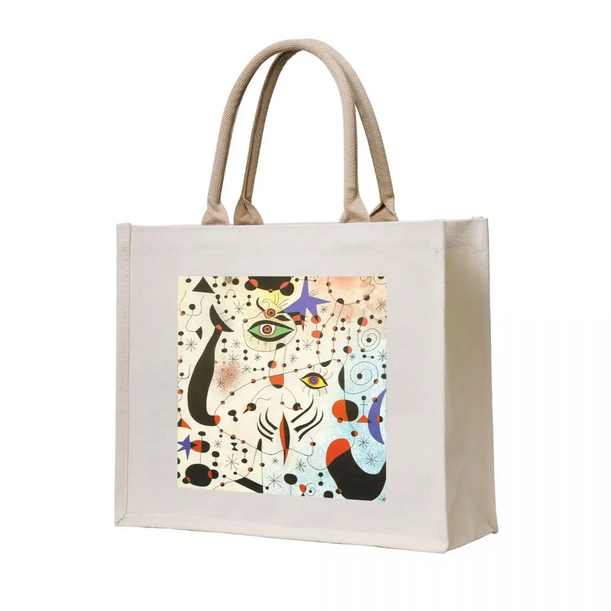 

Joan Miro's Tote Bag Canvas shoulder bag Women bags Large bags for women
