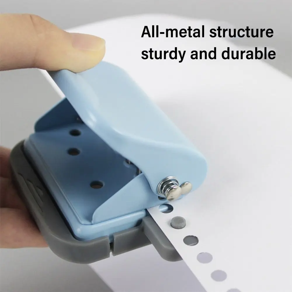 Punzonatrice per carta a 6 fori a 6 fori per risparmiare manodopera per carta A4 A5 B5 Raccoglitori a fogli mobili Anello Notebook Scrapbooking Rilegatura Mannual