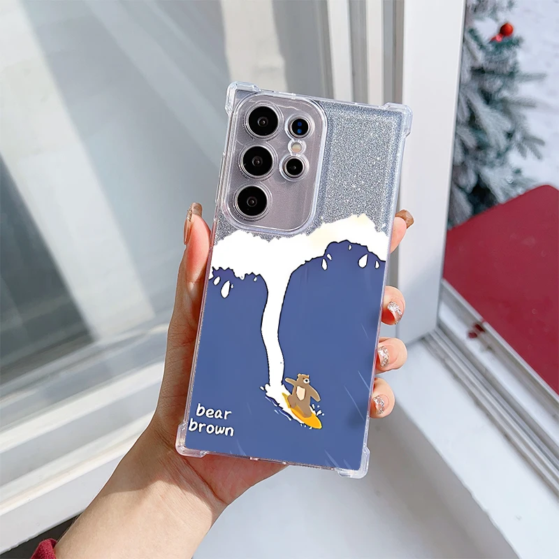 Ragazza divertente e carina per Samsung S25 Ultra S24 Plus S23 Galaxy S22 Plu s S21 U ltra 20 FE Nota 10 20 Custodia per telefono in TPU sfumato