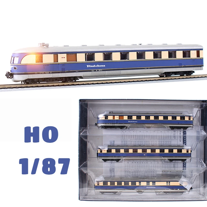 DR Train Model HO 1/87 German Series with Light Electric Simulation SVT 138 Light Rail Car  Hot Wheels