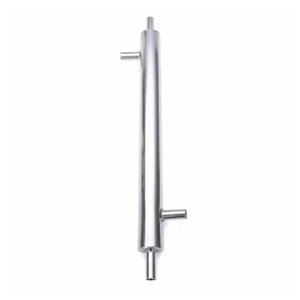 1pcs Distiller Cooling Pipe Stainless Steel Moonshine Condenser External Tube 40cm Length 12.7mm Inner 33 Mm Outer Brewing Tool