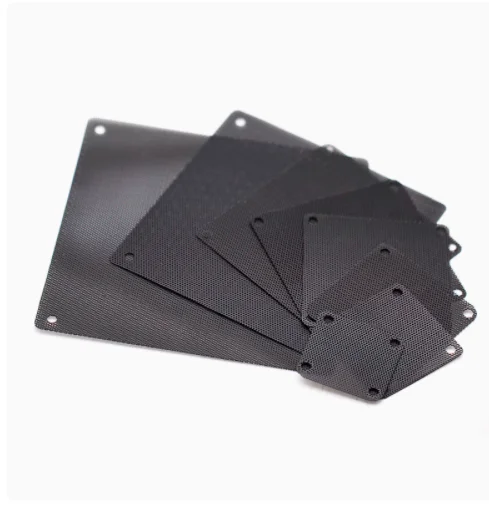 4/5/6/7/8/9/12/14CM single piece PVC cooling fan dust screen dust filter screen washable