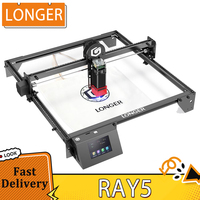 LONGER RAY5 5W Laser Engraver, 3.5inch Touch Screen, Offline Carving, Ultrafine Focused Laser, 32-Bit Chipset, Upgradable Laser