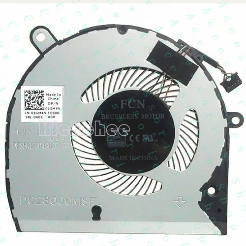 PP+Cooling Fan For Dell Latitude 5500 E5500 precision 3540 01GM4N DC5V