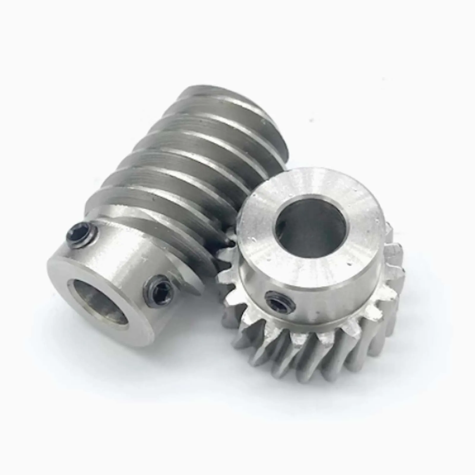 

1 Modulus 1:5 Stainless Steel Worm Gear Reducer, Small Gearbox Right Angle Reversing Worm Motor Gear