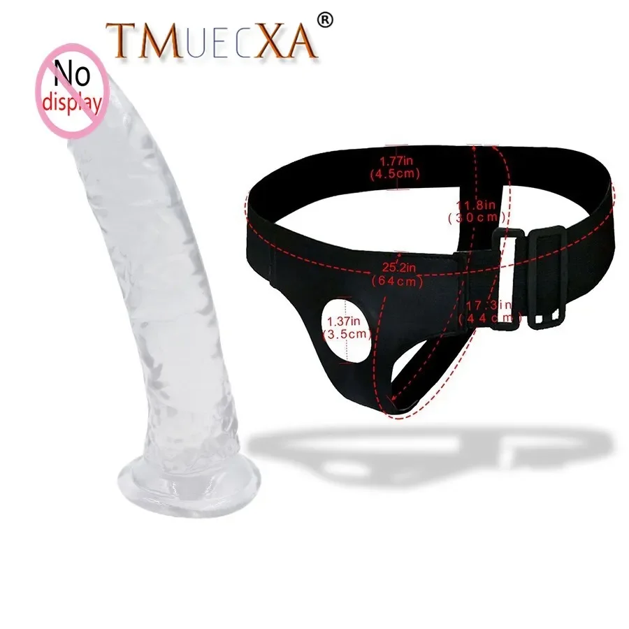 

Women's Strap on Huge Realistic Dildo Strap-on Dildos for Women Lesbian Strapon Harness Belt Sex Toys Big Long Dildo Adult Toys